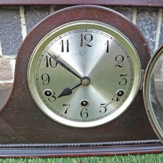 Fontenoy Westminster Chimes Mantle Clock French 8 Day Napoleon Hat Spares Repair 3