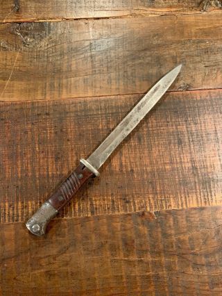 Vintage Ww2 German Fighting Knife Dagger Bayonet