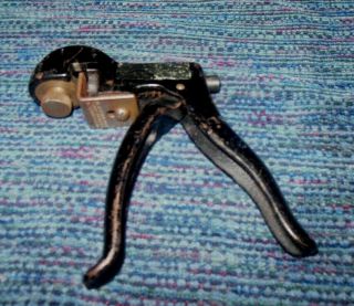 Vintage Millers Falls 214 Saw Set Tooth Setter Adjustable Pliers Pistol Grip Eu