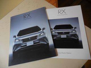 Lexus Rx Japanese Brochure 2012/04 16/15/10 2gr - Fxe 2gr - Fe 1ar - Fe Red - Memo