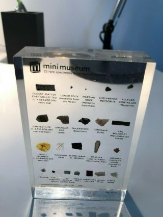 Mini Museum 1st Edition [22 Specimen],  Box,  Certificate