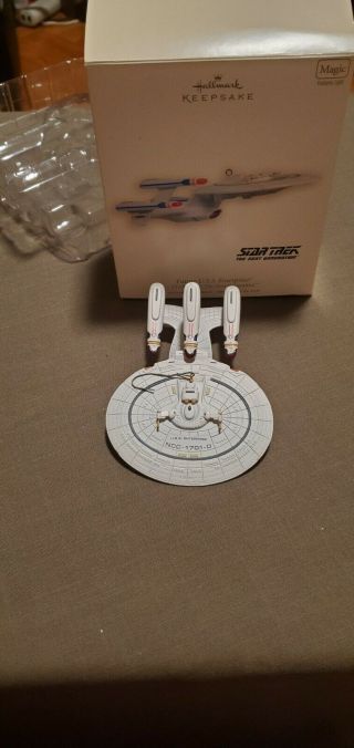 Star Trek Hallmark Keepsake Christmas Ornament Uss Enterprise