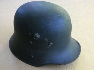 Ww2 Wwii German Berndorfer M16 Helmet “bear64” Austrian - Hungarian Complete Liner