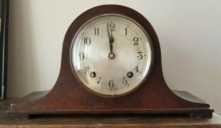 Garrard Napoleon Hat Striking Mantle Clock Inc.  Pendulum And Key