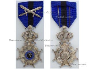 Belgium Wwi Knight Order Leopold Military Medal 1914 Belgian Decoration Merit 2