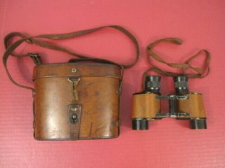 Wwi Us Army Aef Bausch & Lomb Type Ee Binoculars Set 6x30 Us Army Signal Corps