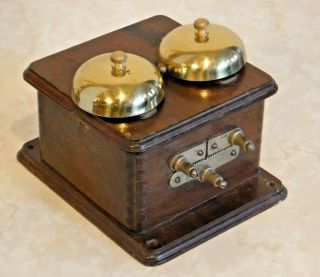 Wooden Bell Box For Antique And Vintage Candlestick Telephones
