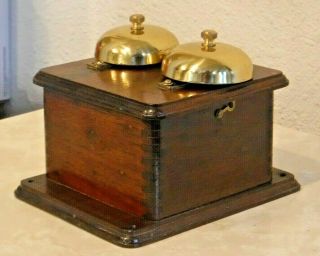 Wooden Bell Box for Antique and Vintage Candlestick Telephones 2
