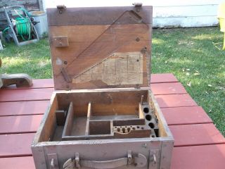Us Military Arm Repair Chest For Us Rifle Model Of 1917 Partial Contents List