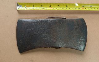 Vintage Double Bit Axe Head Found In Maine Unmarked