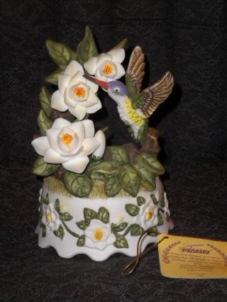 Seymour Mann Connoisseur Porcelain Bernini Collector Musical Hummingbird