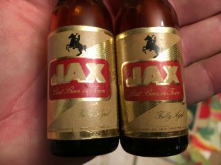 44 Vintage Jax Beer Bottle Salt And Pepper Shakers W Label Sign Orleans La