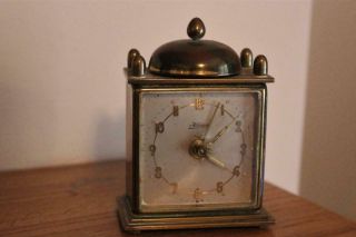 Vintage Brass Small Kaiser Mantel Clock With Alarm Order