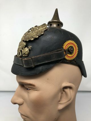 Ww1 Imperial German Army Pickelhaube Helmet Cap Uniform Wwi Prussian