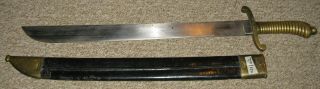 Prussian M1855 Faschinenmesser Pioneer Short Sword & Scabbard,