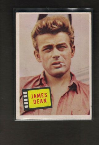 Topps 1957 Hit Stars Trading Card 71 James Dean Movie Star