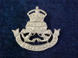 Orig Ww1 Lapel Badge Canadian Naval War Badge - Class Aa " 2874 " W.  Scully