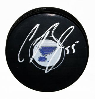 Colton Parayko Signed St.  Louis Blues Puck Nhl Star Canada Autographed,