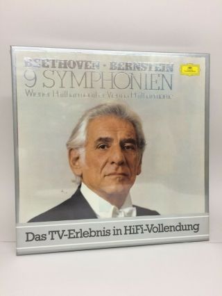 Beethoven Bernstein Wiener Philharmoniker " 9 Symphonien " 8 Lp Box Set