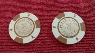 Vintage 70s Or 80s Bahamas Playboy Club $1 Dollar Casino Chips