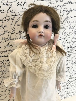 Antique German Kestner 154 Bisque Shoulder Head Doll