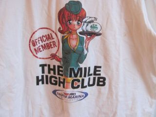 Trump Marina Casino Official Member The Mile High Club Adult Large T - Shirt