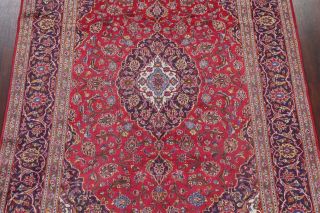 Vintage Traditional Floral RED Ardakan Area Rug Hand - made Oriental Wool 6 ' x9 ' 3
