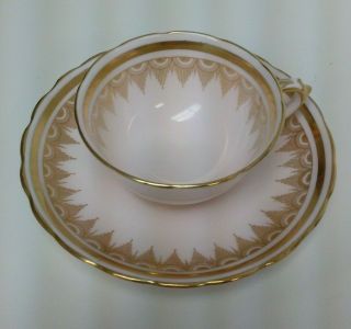 Vintage Tuscan Demitasse Cup Saucer Hand Painted Made In England