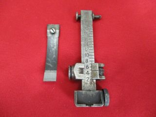 Lee Enfield No.  1 Smle Mark Iii Rifle Part Rear Sight Assembly Wwi Wwii