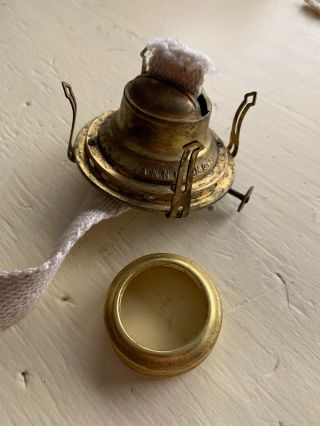No.  2 Vintage Queen Anne Kerosene Oil Lamp Burner With Wick & Collar