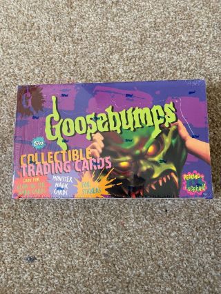1996 Topps Goosebumps Collectible Trading Card Box 36 Count Packs Factory