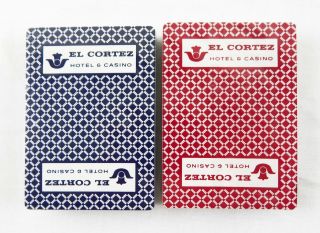 El Cortez Hotel And Casino Pgc Brand Poker Size Playing Cards Two Deck Set