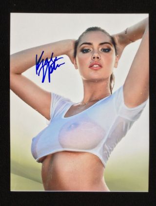 Kate Upton,  Sexy Wet T - Shirt 8.  5x11 Photo Signed Autograph