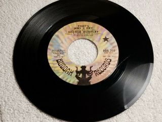 Rare Soul Funk Promo 45 George Hughley That 