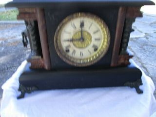 Sessions Mantel Clock,  8 Day With 1/2 Hour Strike,  Key And Weight,  Cathedral