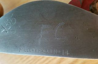 Vintage Millers Falls 14 Hand Plane Made in U.  S.  A. 2