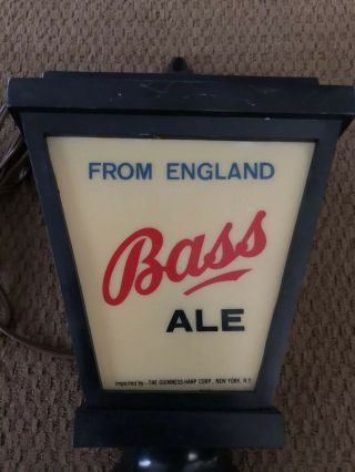 Vintage Bass Ale Beer Lantern Light Sign Guinness England Bar