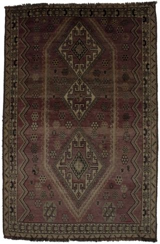 Vintage Tribal Design Hand Knotted 5x8 Rug Oriental Home Decor Carpet