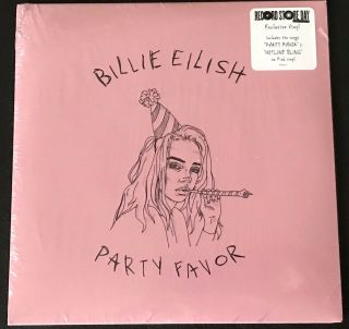 Billie Eilish - Party Favor/hotline Bling - 7 " Pink Vinyl Single.  Rsd