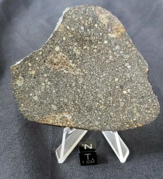 2018 Witnessed Fall Aba Panu Meteorite,  Chondrite,  115.  4g Large,  Polished End.