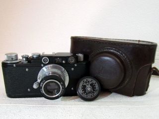 Leica Ii (d) Air Force U.  S.  A.  Wwii Vintage Russian Rf 35mm Black Camera