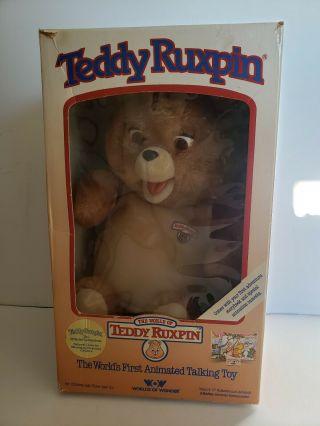 Teddy Ruxpin With Tape Vintage Wow