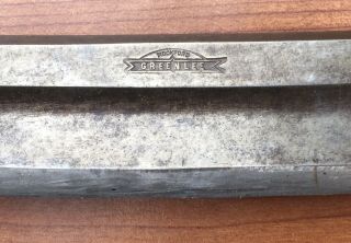 GREENLEE - 8 In.  - DRAW KNIFE Vintage Wood Tool VGC 2