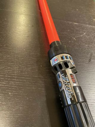 Vintage Star Wars Toy The Force Lightsaber Return Of The Jedi Red Darth Vader