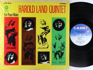 Harold Land Quintet - The Peace - Maker Lp - Cadet - Lps - 813 Stereo Dg Vg,  Shrink