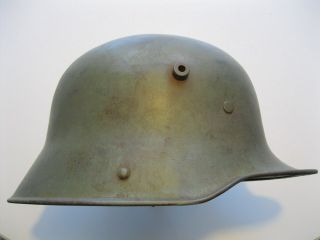 German Ww1 Wwi M - 1916 /17 Steel Helmet Si 66 W/original Liner