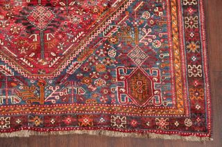 Vintage One - Of - A - Kind Tribal Abadeh Oriental Area Rug Hand - Made Oriental 5 