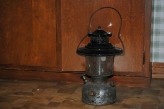 Vintage American Gas Machine Ready Lite Blue Double Mantle Lantern