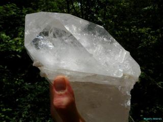 Huge Clear Arkansas Quartz Crystal Point_ 721_optical Clear_7.  12 Lbs