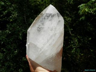 Huge CLEAR Arkansas Quartz Crystal Point_ 721_Optical Clear_7.  12 LBS 2